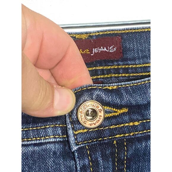 Jones Wear Jeans Boot Cut Cotton Stretch Dark Wash Womens 14 Actual 33 x 29 - Picture 4 of 9